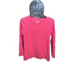Faded Glory Pink Long Sleeve T-shirt Women's Size Medium
